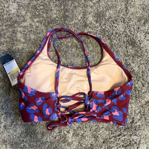 Women's Leopard Print High Waisted Bikini Set NWT Size Medium - Picture 4 of 11